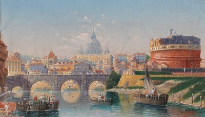 Rome, View of the Castel Sant